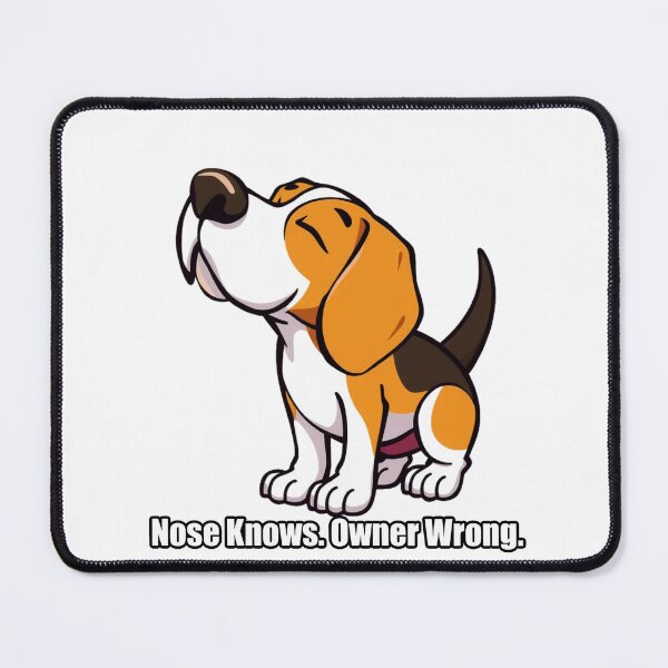Item preview, Beagle - Nose Knows Owner Wrong - Funny Beagle Gift designed and sold by pawdrops.