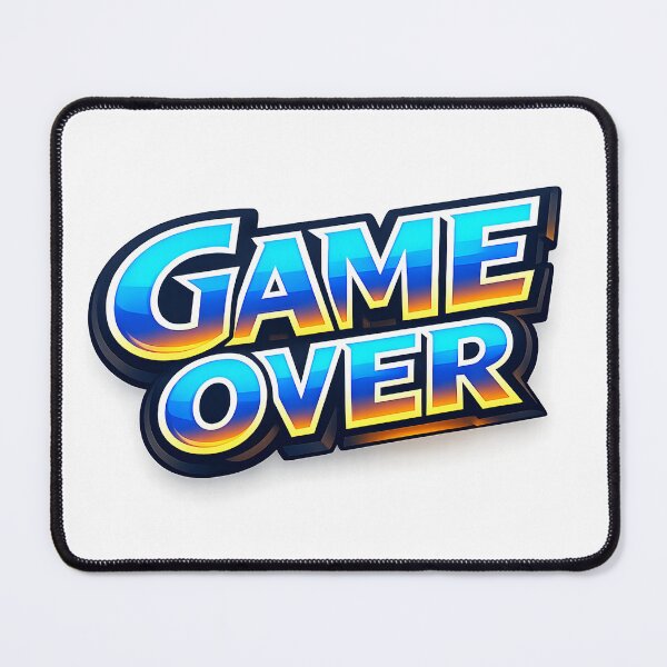 Item preview, game over designed and sold by Black-White-art.
