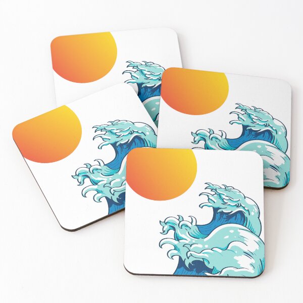 Item preview, Wave and sunset designed and sold by Fajar Raharjo.