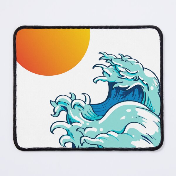 Item preview, Wave and sunset designed and sold by Fajar Raharjo.