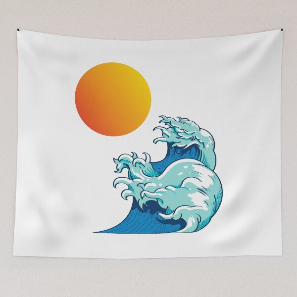 Item preview, Wave and sunset designed and sold by Fajar Raharjo.