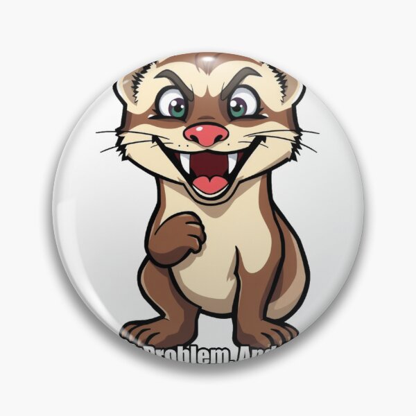 Item preview, Ferret - I Am The Problem And Solution - Funny Ferret Gift designed and sold by pawdrops.