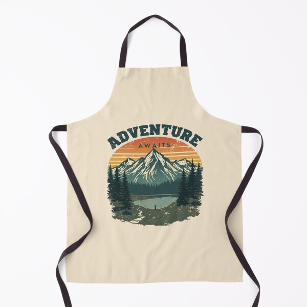 Item preview, Adventure Awaits Vintage Mountain Camping Retro Nature T-Shirt designed and sold by Digital_products_0111.