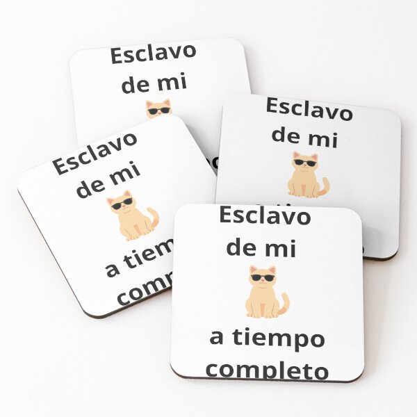 Item preview, full-time slave to my cat designed and sold by Frasesconestilo.