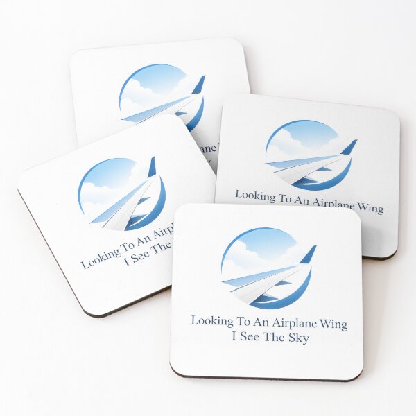 Item preview, Looking To An Airplane Wing I See The Sky designed and sold by Amsterdam Shop.