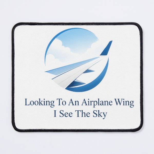 Item preview, Looking To An Airplane Wing I See The Sky designed and sold by Amsterdam Shop.