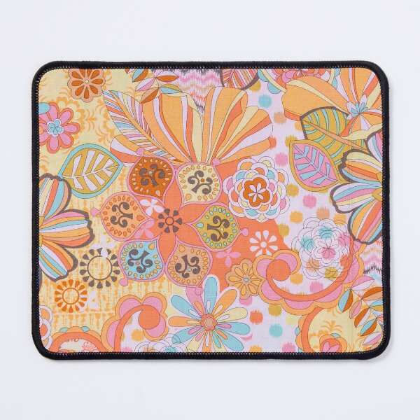 Item preview, Mid Century Retro Bright Floral Abstract Pattern designed and sold by AnimaliaStar.