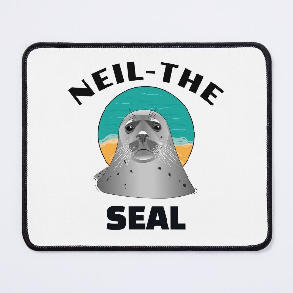Item preview, Neil the seal sticker  designed and sold by Amituniqart.