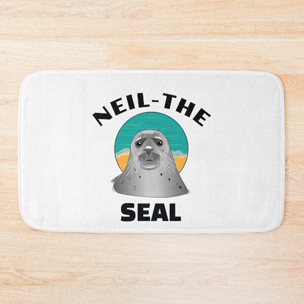 Item preview, Neil the seal sticker  designed and sold by Amituniqart.
