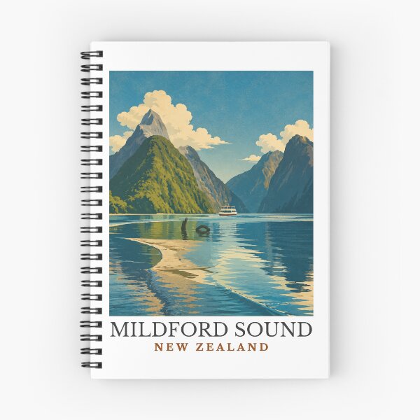 Item preview, Mildford Sound - New Zealand designed and sold by GoodOldVintage.