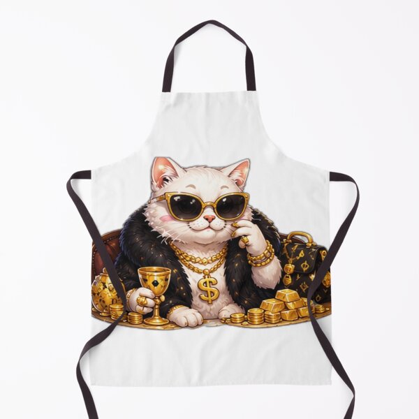 Item preview, Rich Mafia Cat Sitting on Gold designed and sold by DailyDoodlesBySumbul.