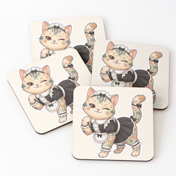 Item preview, Kawaii Maid Cat designed and sold by Iampoji.