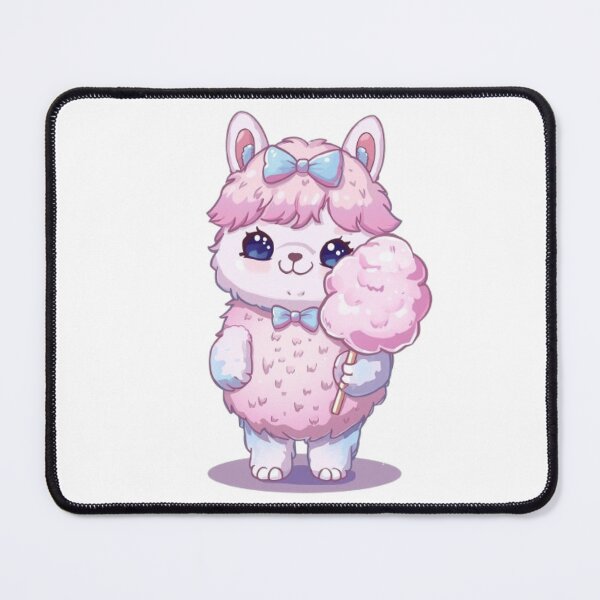 Item preview, Cute Cotton Candy Alpaca Kawaii Sticker | Pastel Alpaca Gift designed and sold by Stylestickers55.