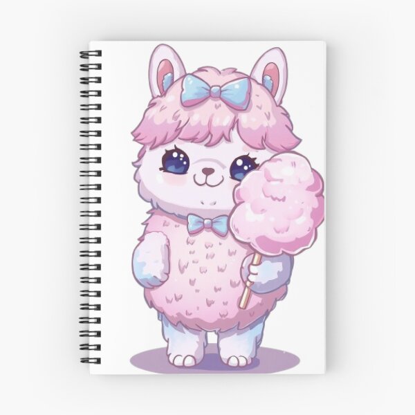 Item preview, Cute Cotton Candy Alpaca Kawaii Sticker | Pastel Alpaca Gift designed and sold by Stylestickers55.
