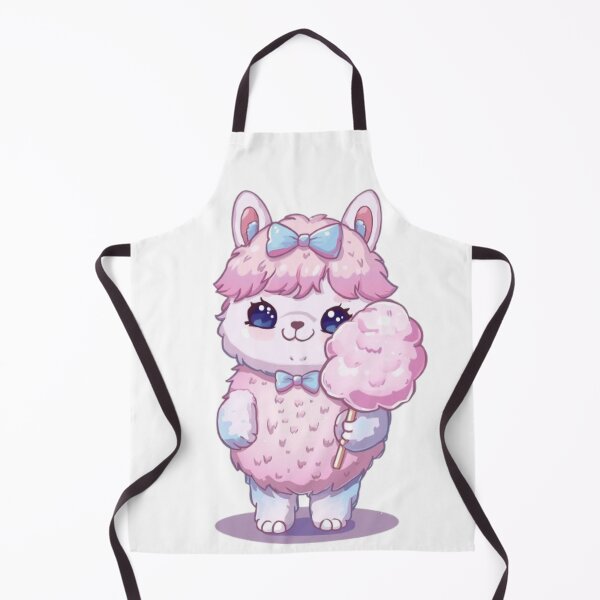 Item preview, Pegatina Kawaii de alpaca de algodón de azúcar | Regalo de alpaca pastel designed and sold by Stylestickers55.