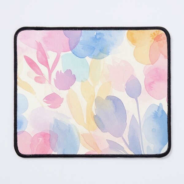 Item preview, Soft Gentle Pastel Watercolor Floral Layers designed and sold by AnimaliaStar.
