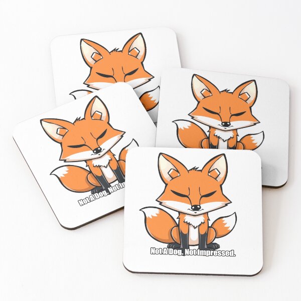 Item preview, Fox - Not A Dog Not Printed - Funny Fox Gift designed and sold by pawdrops.
