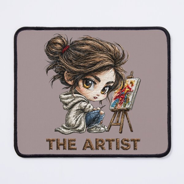 Item preview, Cute Little Artist Painting Masterpiece  designed and sold by MegaNovaArt.