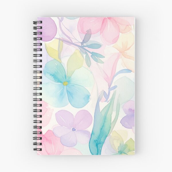Item preview, Soft Gentle Pastel Watercolor Floral Layers designed and sold by AnimaliaStar.