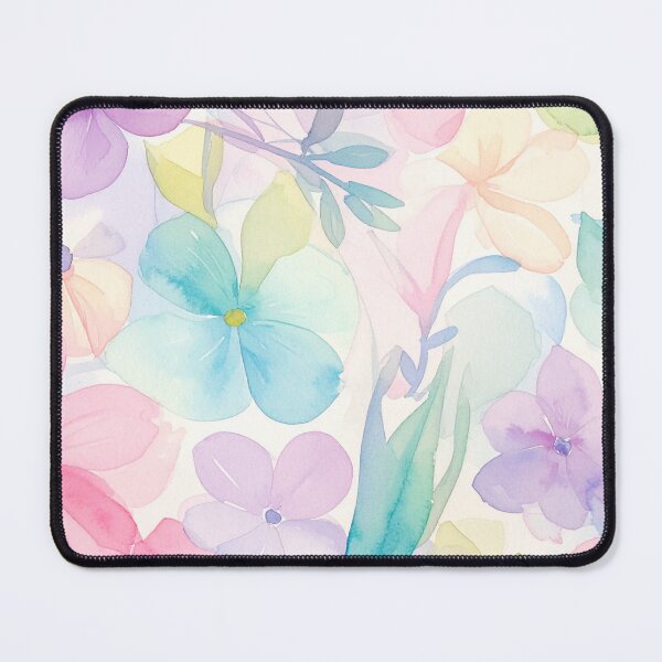 Item preview, Soft Gentle Pastel Watercolor Floral Layers designed and sold by AnimaliaStar.