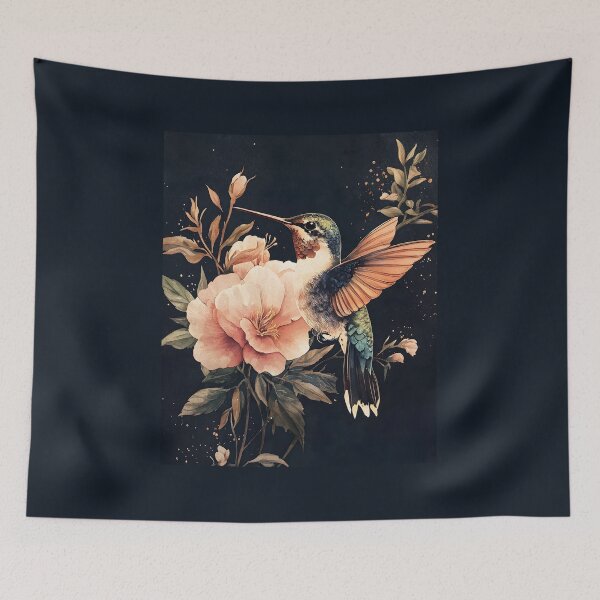 Item preview, 3d Render Of Watercolor Hummingbird designed and sold by Checho30.
