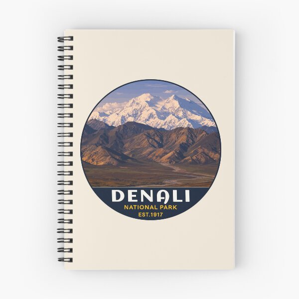 Item preview, Denali National Park Retro Mountain Wilderness designed and sold by Gideon Emmerich.