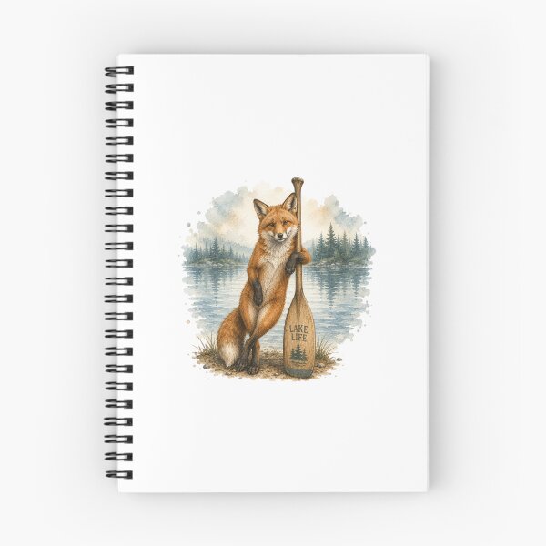 Item preview, Lake Life Fox In Rowboat Summer Water Adventure designed and sold by AQUILAKREO.