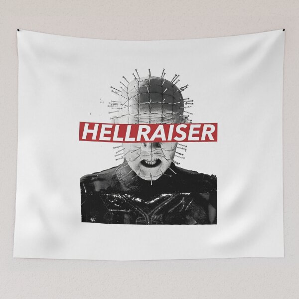 Item preview, Pinhead Portrait Cinematic Horror Warning  designed and sold by olaIAMfailing.