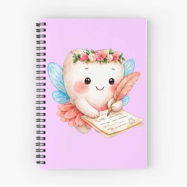 Item preview, Cute Tooth Fairy Writing a Letter | Watercolor Fairy Tooth designed and sold by Mommy-Smile.