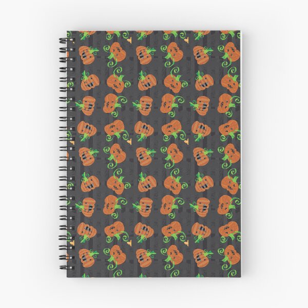 Item preview, Tumbling Jack-O-Lanterns on Gothic Stripe designed and sold by Digitalmyth's Designs.