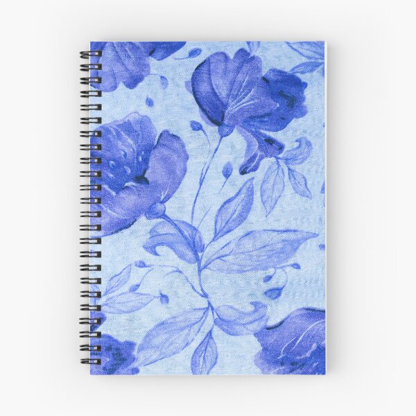 Item preview, Blue Lovers Floral Abstract Pattern designed and sold by AnimaliaStar.