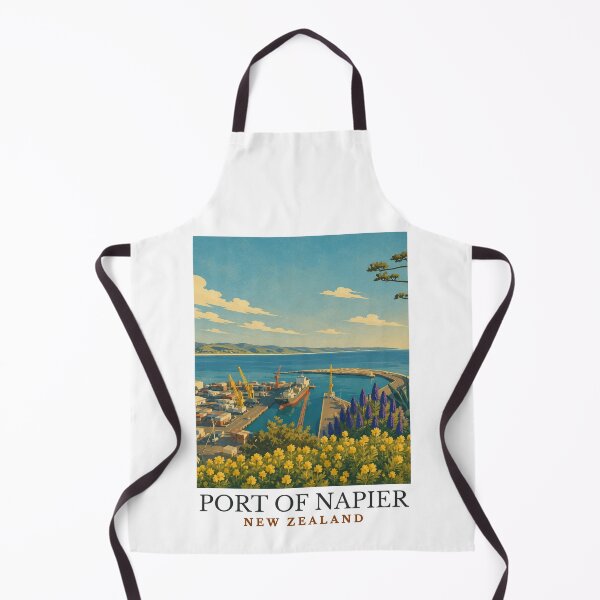 Item preview, Port of Napier - New Zealand designed and sold by GoodOldVintage.