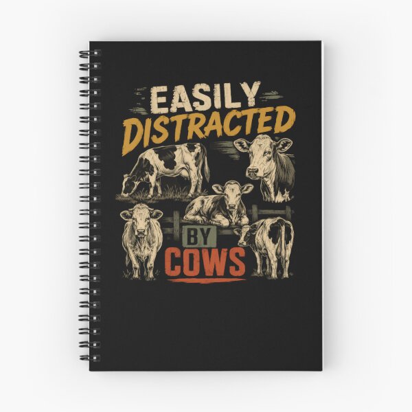 Item preview, Easily Distracted By Cows Farmer Rancher Cattle Lover designed and sold by RetroMini2026.