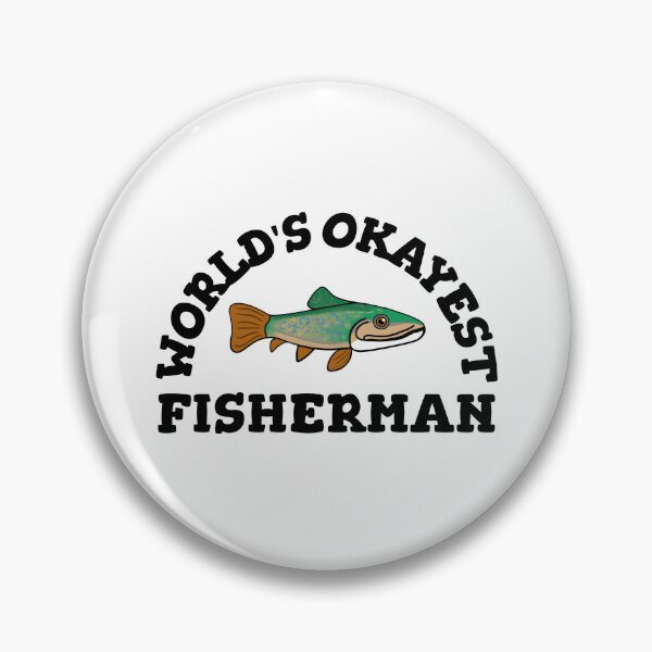 Item preview, World's Okayest Fisherman designed and sold by Sartoris Art.
