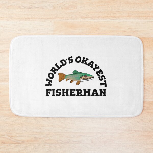 Item preview, World's Okayest Fisherman designed and sold by Sartoris Art.