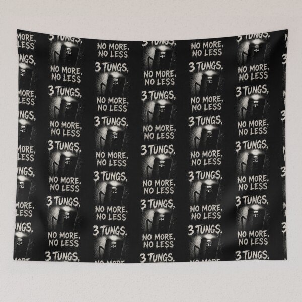 Item preview, 3 Tungs, No More, No Less | Horror Tung Tung Tung Sahur Meme designed and sold by Open25Hours.