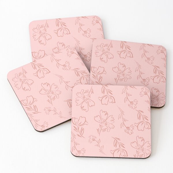 Item preview, Soft Pink Floral Lovers Gentle Pattern designed and sold by AnimaliaStar.