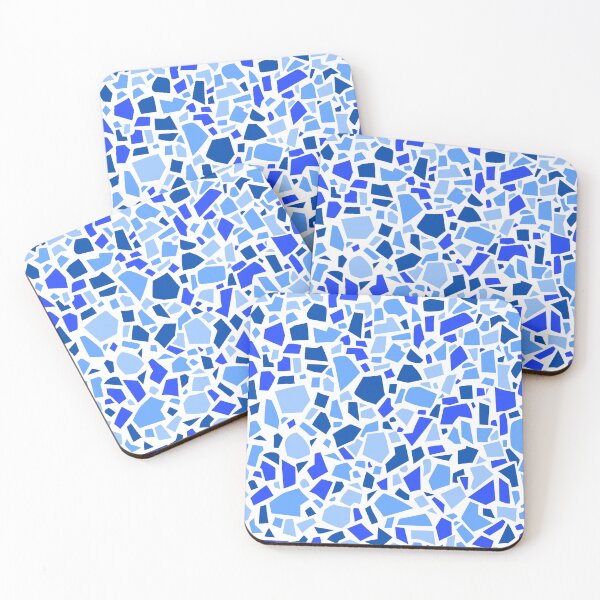 Item preview, Blue Terrazzo Pattern | Cobalt Sky Seamless Mosaic Abstract Mediterranean designed and sold by Dino-Lune.