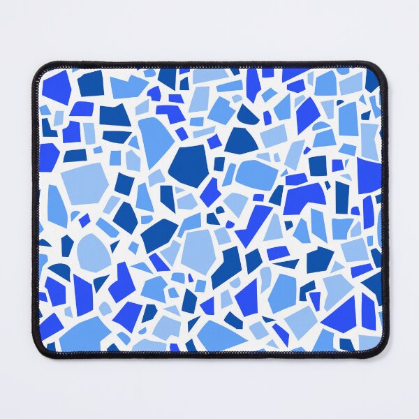 Item preview, Blue Terrazzo Pattern | Cobalt Sky Seamless Mosaic Abstract Mediterranean designed and sold by Dino-Lune.