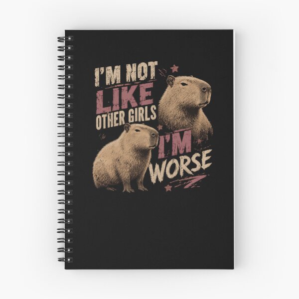 Item preview, I'm Not Like Other Girls I'm Worse Capybara Sarcastic Humor Women designed and sold by RetroMini2026.