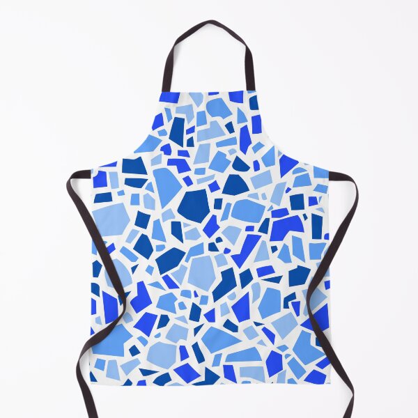 Item preview, Blue Terrazzo Pattern | Cobalt Sky Seamless Mosaic Abstract Mediterranean designed and sold by Dino-Lune.