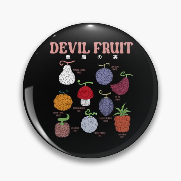 Item preview, Anime Devil Fruit Varieties designed and sold by CoquetteGoose.