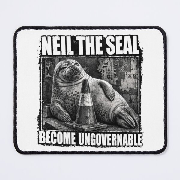 Item preview, neil the seal designed and sold by dianadouri.