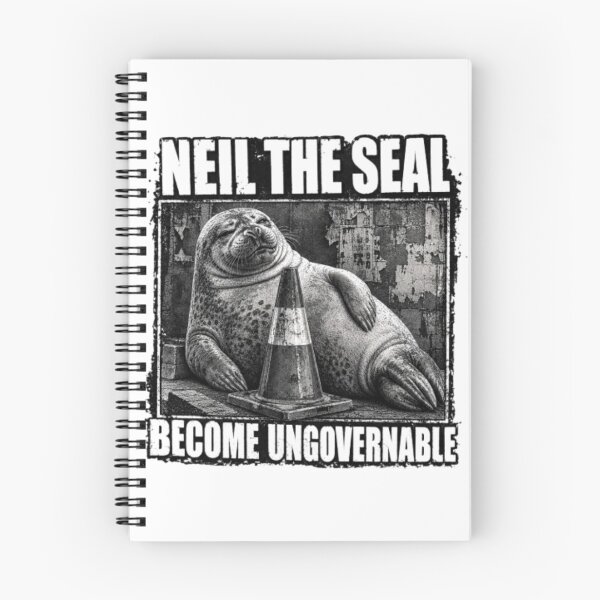 Item preview, neil the seal designed and sold by dianadouri.