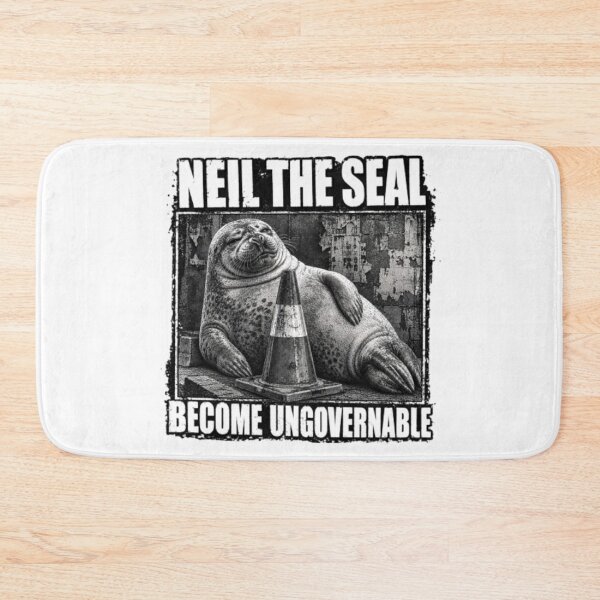 Item preview, neil the seal designed and sold by dianadouri.