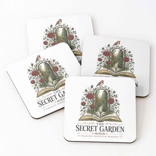 Item preview, The Secret Garden Flowers Growing From Book Arched Doorway designed and sold by Fenay Designs.
