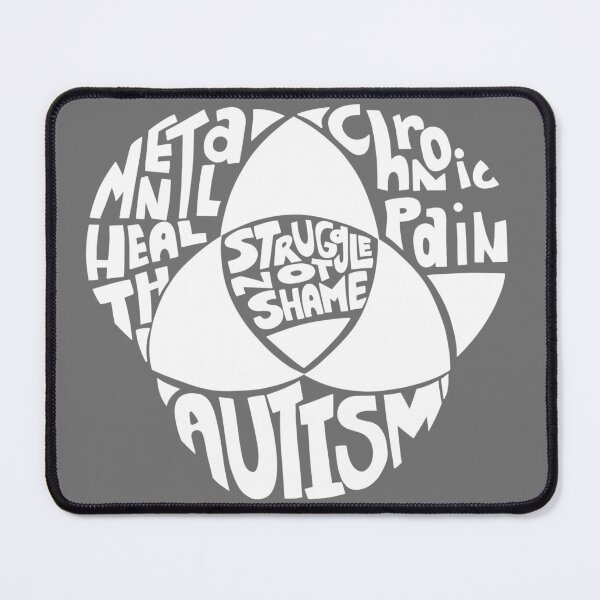 Item preview, Struggle Not Shame Venn Diagram (White) designed and sold by Rowan-artist.