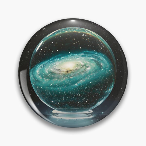 Artikelvorschau, 3D-Rendering einer Kristallkugel-Galaxie entworfen und verkauft von Checho30.
