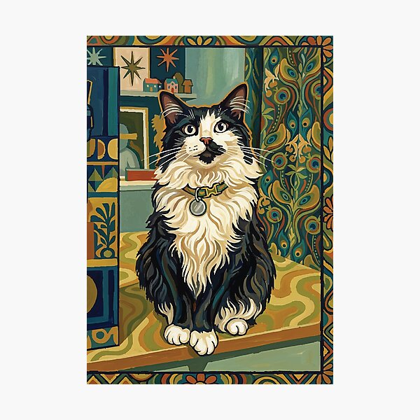Item preview, Tuxedo Cat Artwork designed and sold by Matt Burgess.