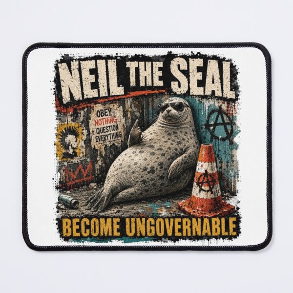Item preview, neil the seal designed and sold by dianadouri.